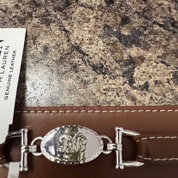 Ralph Lauren leather cuff bracelet - Picture 2 of 4